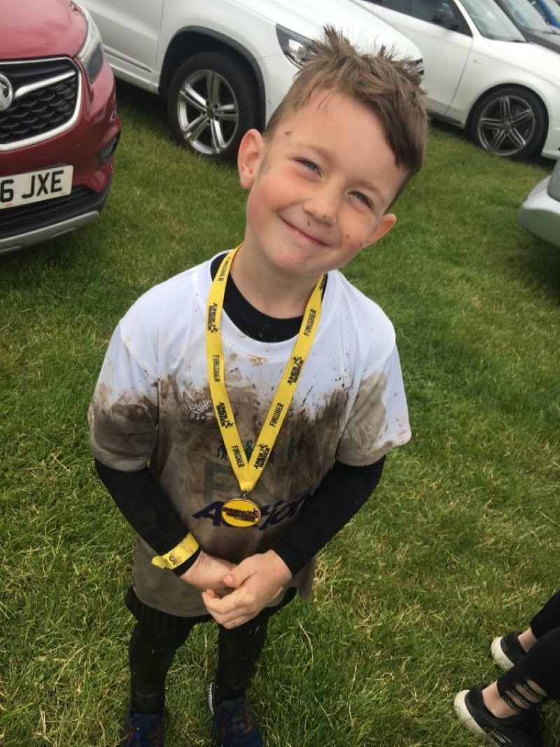 Other image for Lewis’  muddy marvellous effort...